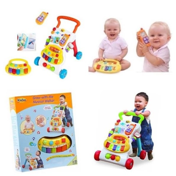 Winfun Grow with me musical walker