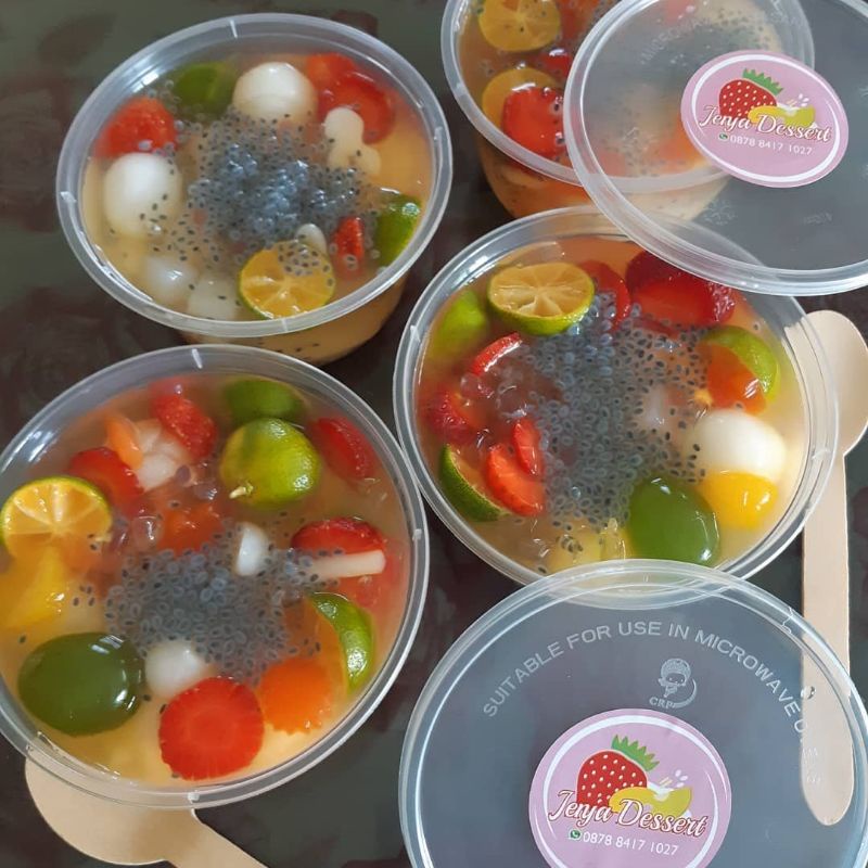 

PROMO DESSERT! ES CAMPUR JELLY SONKIT ASEM SEGAR FULL CUP JENJA DESSERT