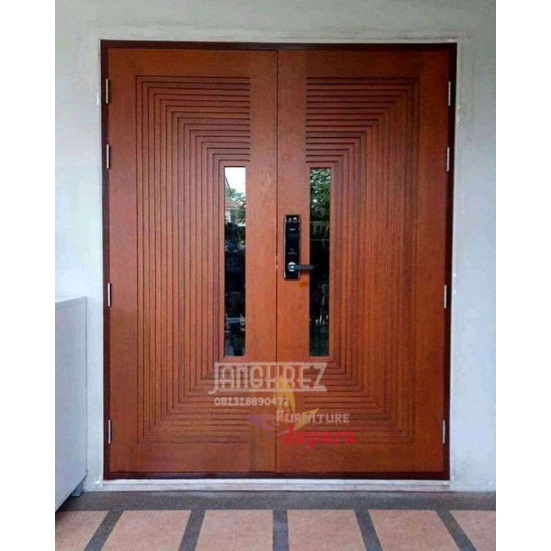 SET KUSEN PINTU KUPU TARUNG MINIMALIS JATI