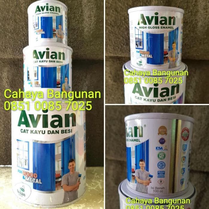 

Hot Produk Avian Cat Minyak Kayu Dan Besi 100Cc 100 Cc Kaleng Kecil