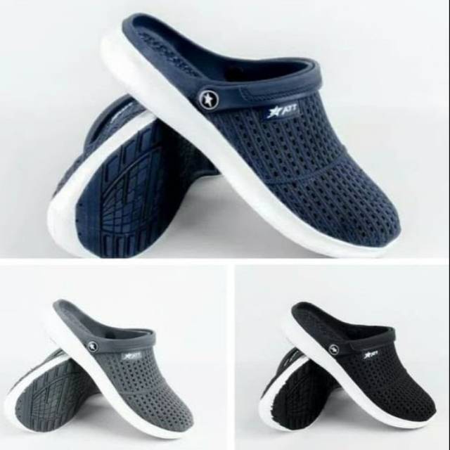 ATT 562 - sepatu sandal karet - sandal slop - sandal Cowok - sandal Baim