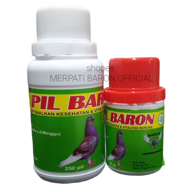 PIL BARON isi 100 JAMU MERPATI BARON