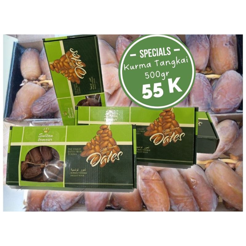 

Kurma Tunisia Tangkai 500gr