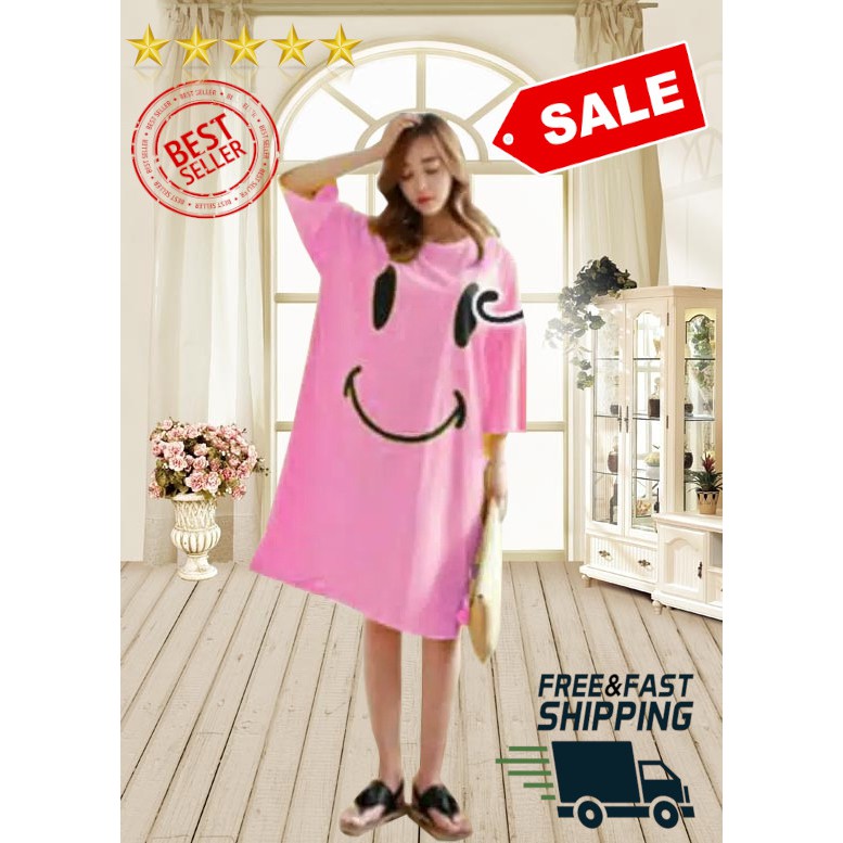 VISION ONLINE - DASTER KEKINIAN MURAH JUMBO WANITA DRESS/SMILE/IMUT