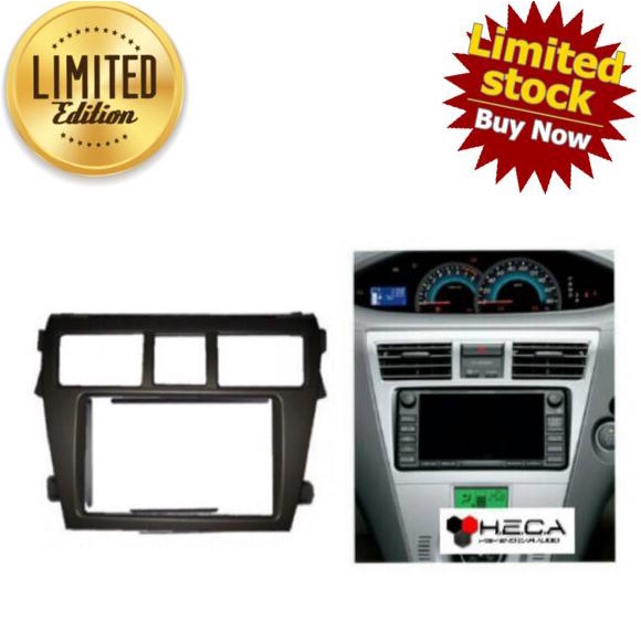 Frame Head Unit Double Din Tape Vios 20072012 Limo Gen 2 (Black)