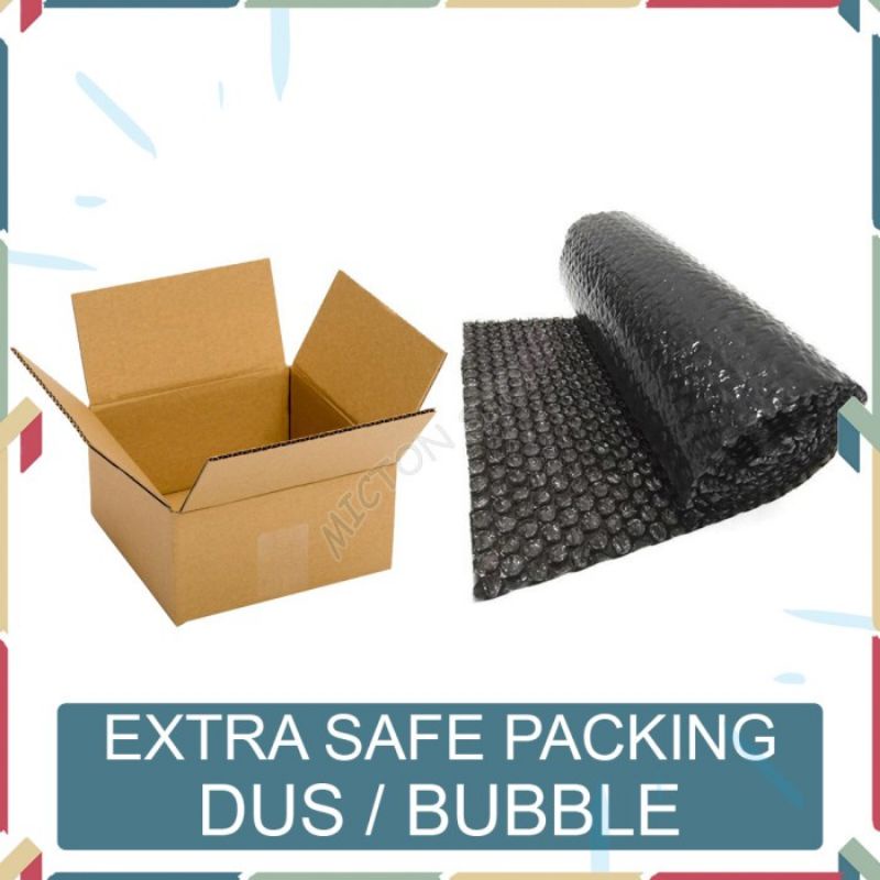 

Extra Safe Kardus/ Bubble Warps/ Safe Packing Barang Aman