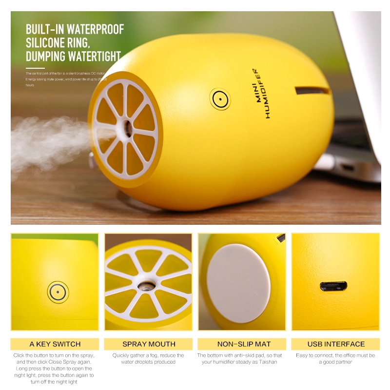 Humidifier USB Ultrasonic Pelembab Udara Udara Segar Home Office Air Humidifier Portable Purifiers