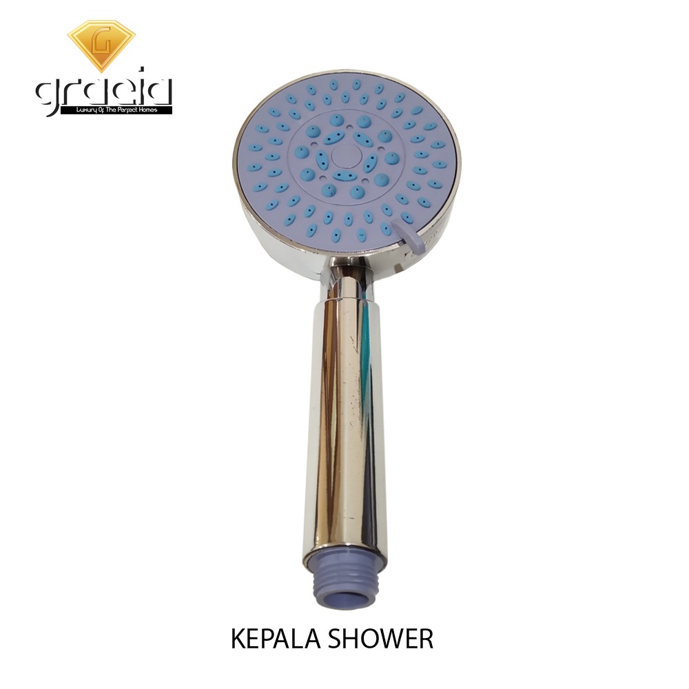 Kepala Shower Mandi Pancuran Air Hand Shower Set + Selang + Hanger