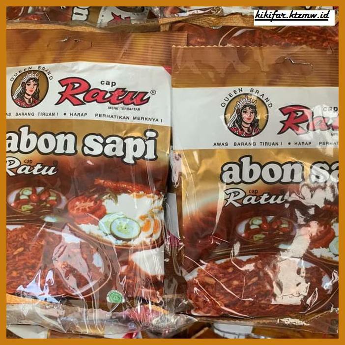 

GNIREKDOOF- ABON SAPI RATU 1 BUNGKUS / PACK 90 GRAM -ORIGINAL.