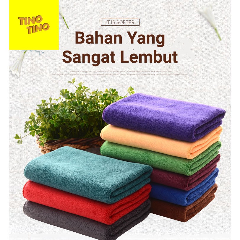 CJBR-H TINO TINO Handuk Mandi (360 gram) Microfiber Dengan Bahan Lembut Cepat Menyerap Air