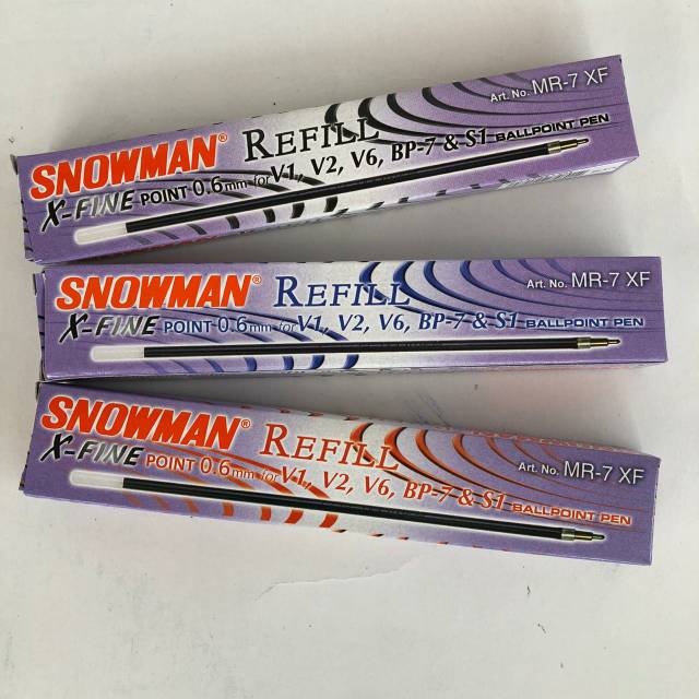 

refill isi pulpen SNOWMAN 0.6mm MR-7XF