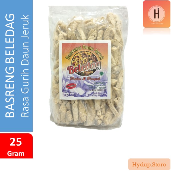 

Basreng Beledag Gurih Asin Daun Jeruk Pack isi 12 Pcs