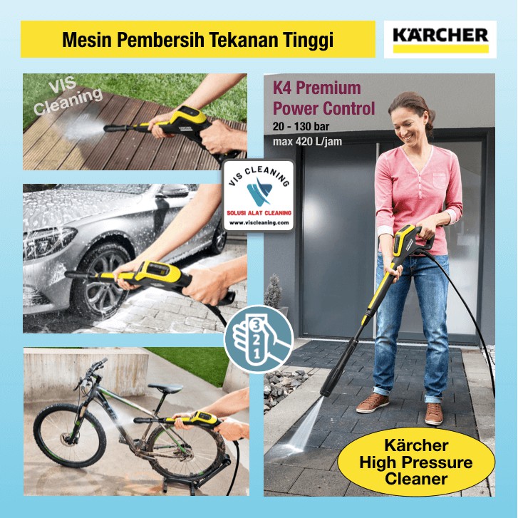 High Pressure Cleaner KARCHER K 4 Premium Power Control (130 Bar)