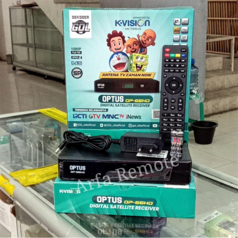 Resiver Payung Parabola K Vision OPTUS ( MNC RCTI INDOSIAR)