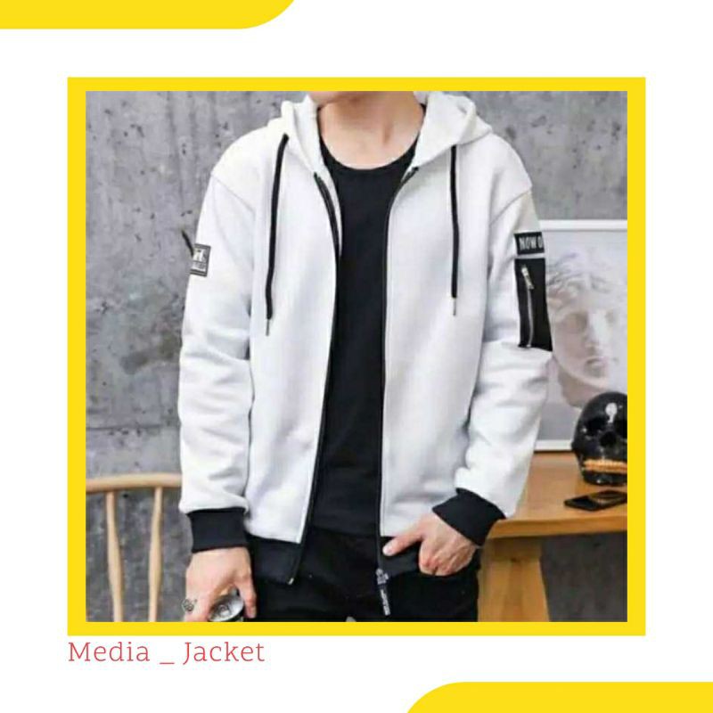 Jaket pria terbaru NOW ORI BOMBER beludru