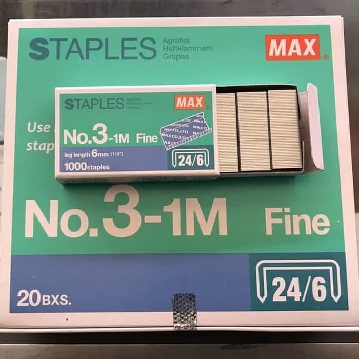 

ISI STAPLES MAX NO.3 - 1M