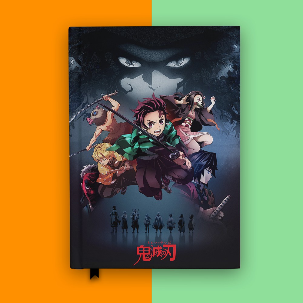 

Notebook Kimetsu No Yaiba Demon Slayer Anime Cosplay Buku Tulis Hardcover Jurnal Custom Nama