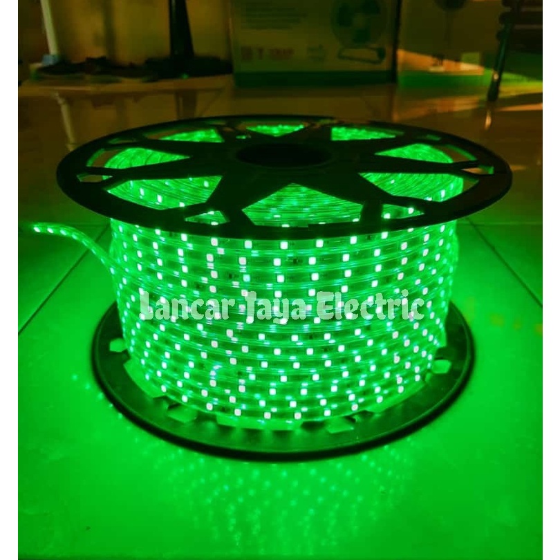 Lampu Selang Hijau - Lampu LED Selang Hijau Waterproof Outdoor Indoor - Lampu Selang Strip Hijau