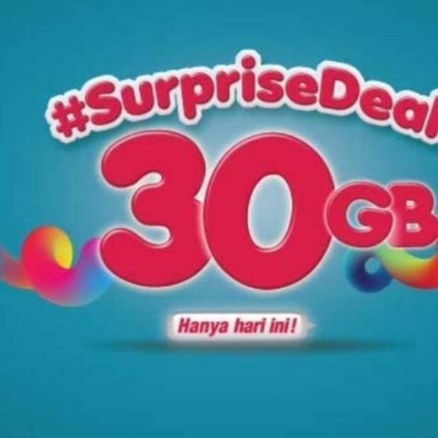 Paket Data telkomsel Surprise Deal 30GB/30Hr [Hanya hari ini tgl 26/03/19]