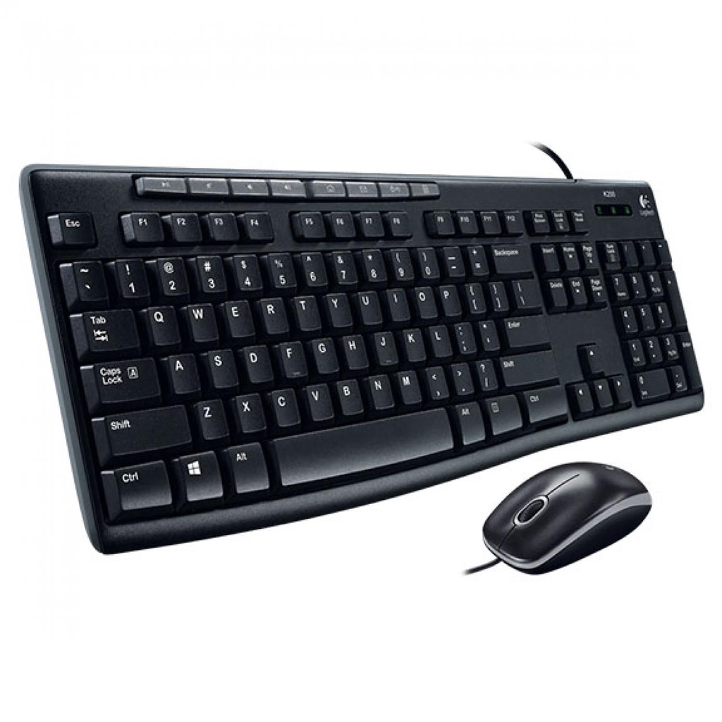 Logitech Media Combo Keyboard and Mouse - MK200