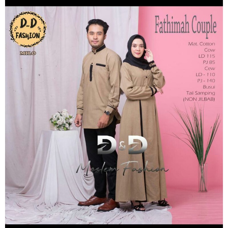 FATIMAH BAJU COUPLE /SARIMBIT MUSLIM FASHION TERBARU BY DnD