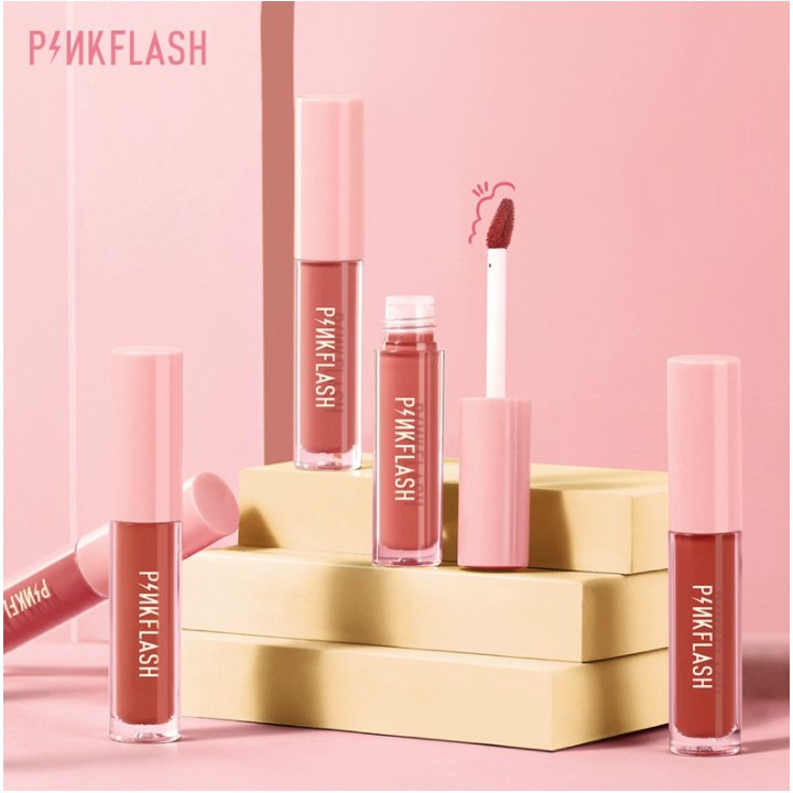 [ PINKFLASH ] LIPSTICK Matte Tahan Lama 18 Warna