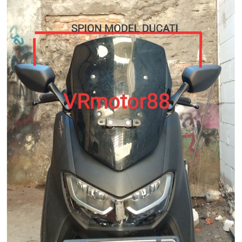 breket serpo nmax new 2020 X3 type v3 new plus spion ducati bracket stay mirror nmax 2020
