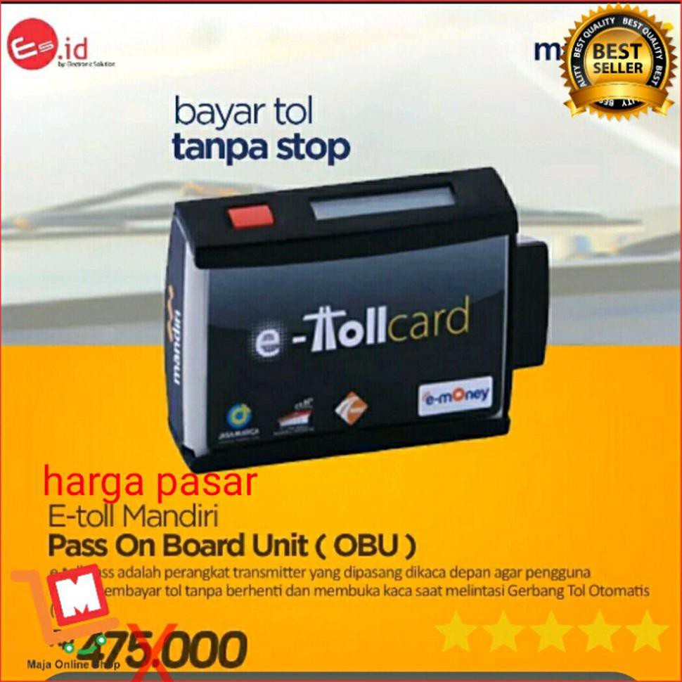 TERLARIS  Mesin TOLL MANDIRI E-Toll Pass On Board Unit OBU emoney Brizzi TERBARU