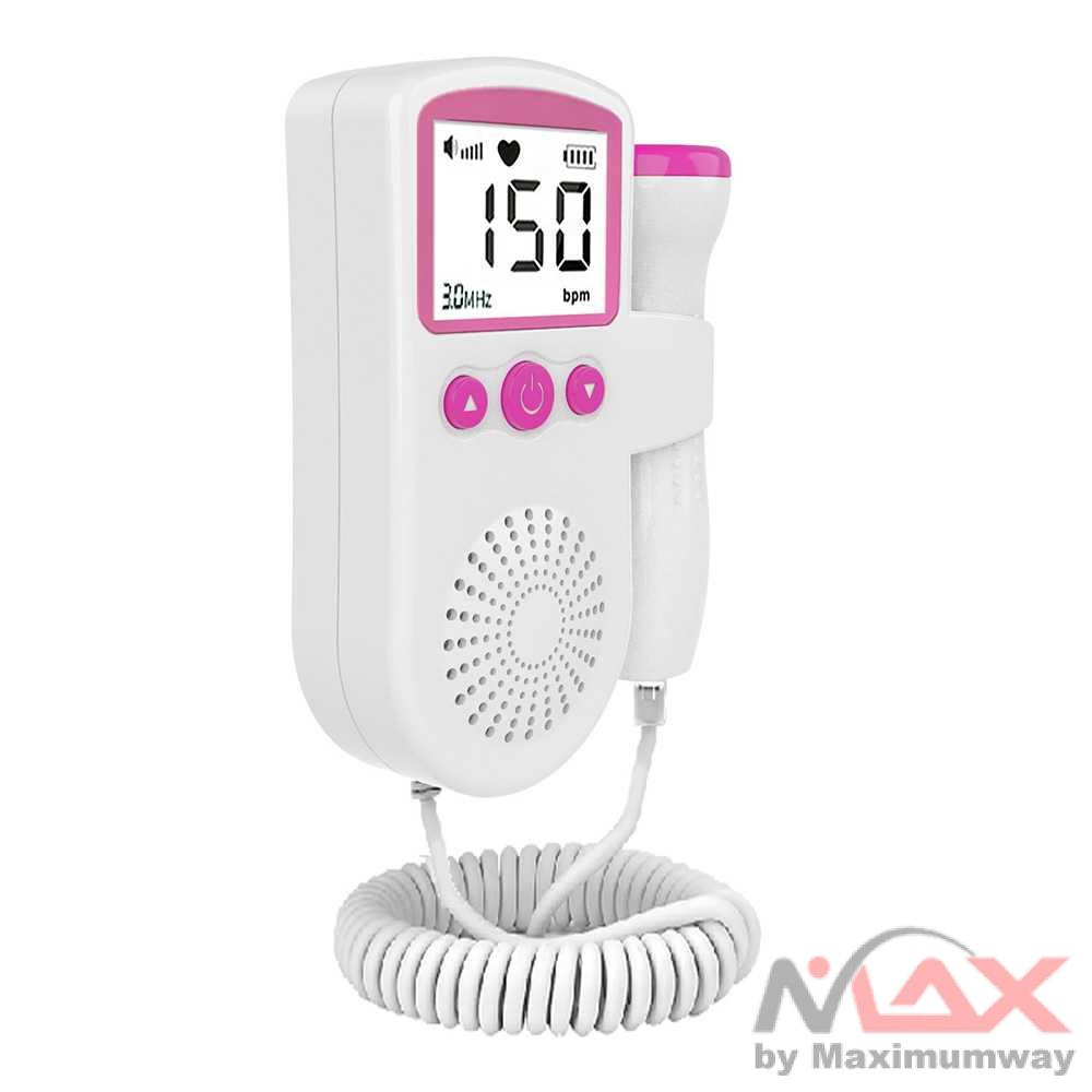 Aksesoris Kesehatan Cofoe Deteksi Jantung Janin Bayi Fetal Doppler Heartrate - JSL-T501 Warna Putih