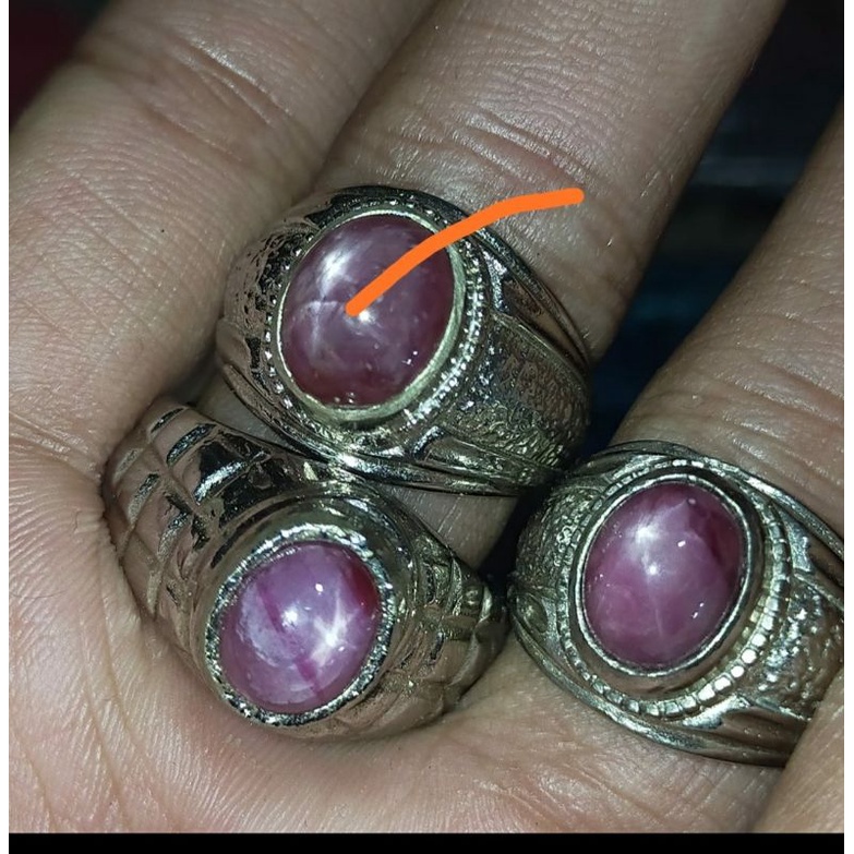 natural Ruby star kristal ajib