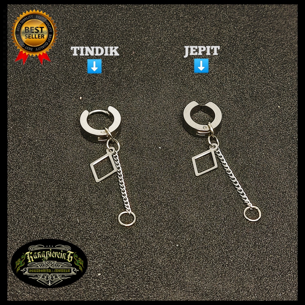 ANTING BTS A-19 TERBARU PRIA DAN WANITA TINDIK DAN JEPIT