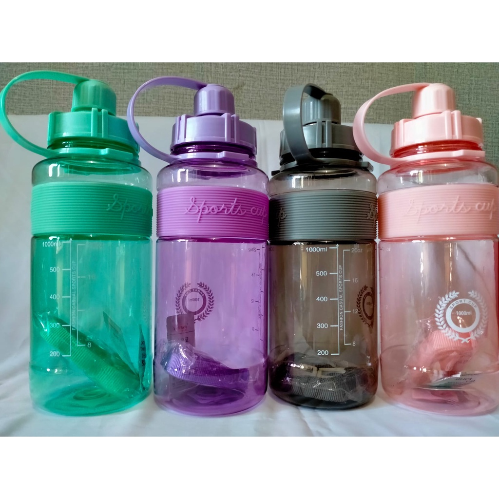 Botol Minum Sport Cup Jumbo 1000ml (B074) Botol Tumbler 1 Liter Botol Obat Herbal dan Botol Olahraga Multifungsi Botol Tahan Panas digunakan Kesekolah anak ada Cocok Untuk di Botol Tumbler Kantor