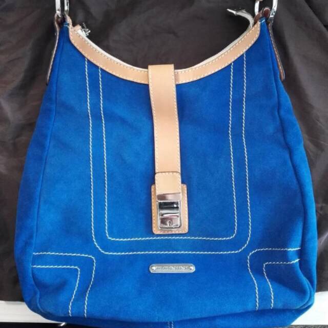 Nego DONINI BLUE SUEDE Tas Original