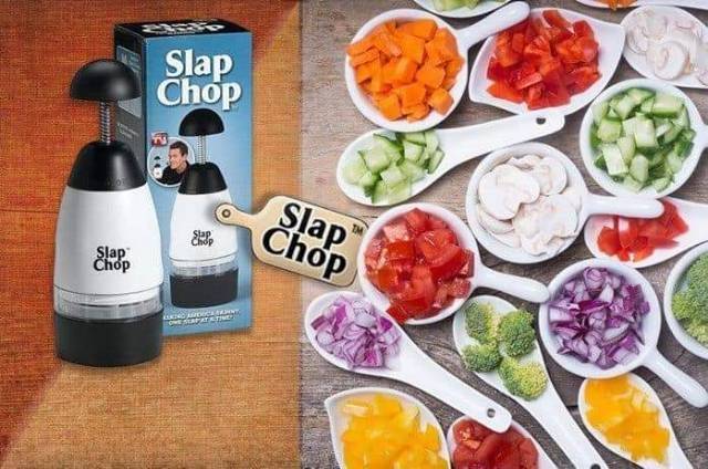 Slap Chop Alat Penghancur Sayur Dan Buah Serbaguna Alat Pencacah Praktis-3