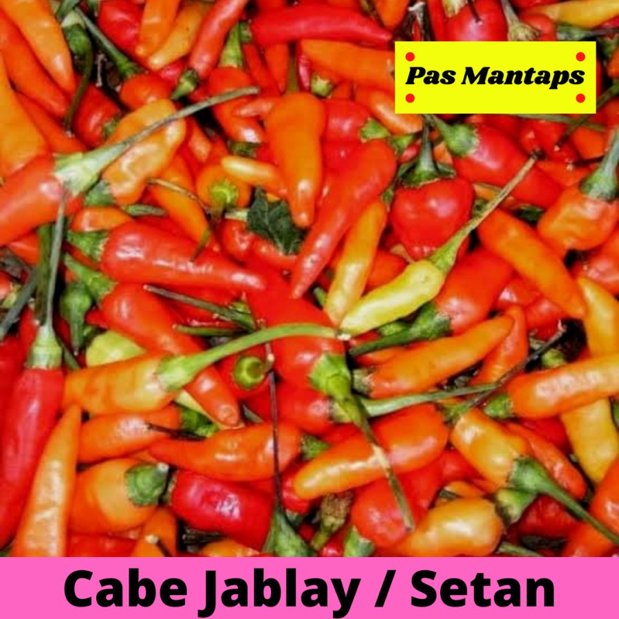 

Cabe Rawit Merah Cabai Setan Jablay Pasar Sayuran Bekasi