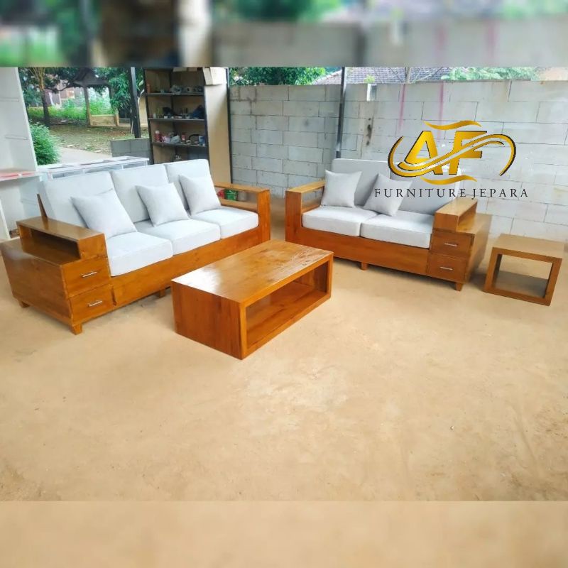 set kursi tamu minimalis jati/kursi tamu moderen/kursi tamu jok mewah