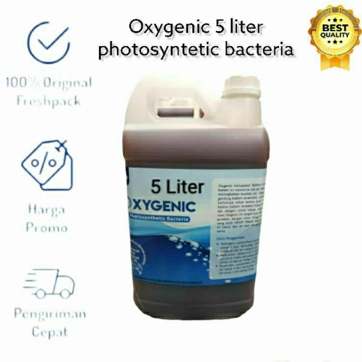 Oxygenic 5 Liter 5L Probiotik / Bakteri Starter Kolam Akuarium Aquascape