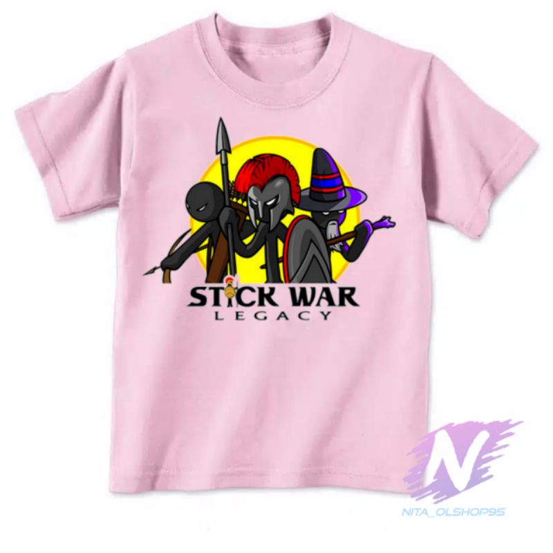 kaos anak stickman legacy warrior baju stickwar