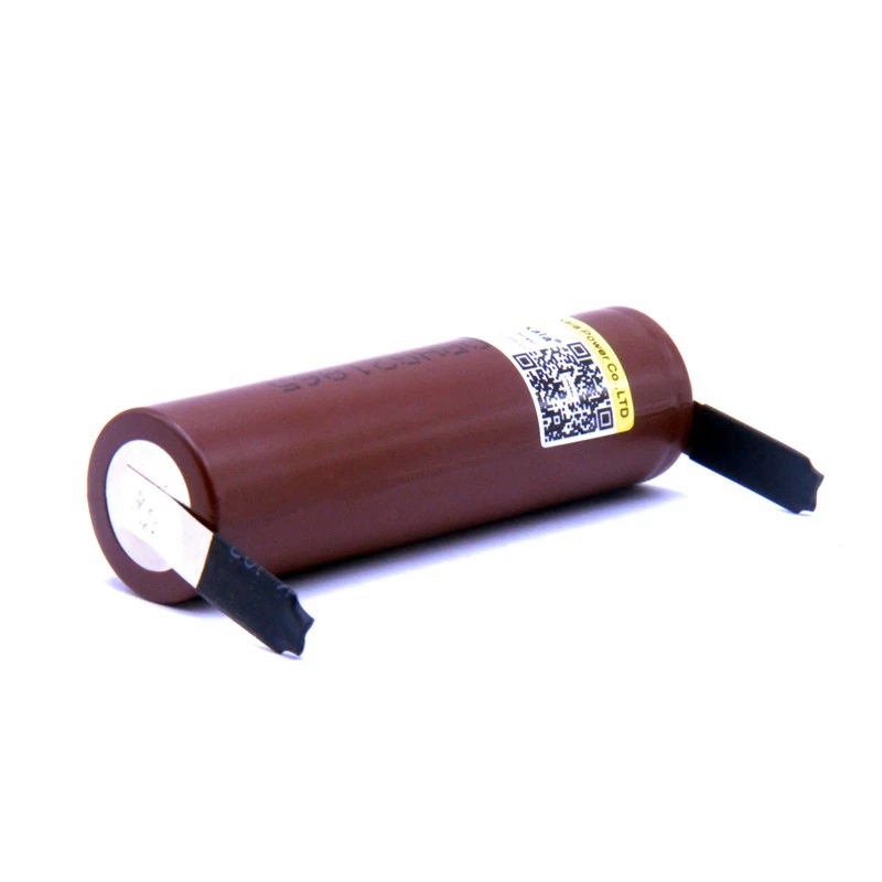 Baterai 18650 3000mAh with Nickel Sheet - HG2 - Brown