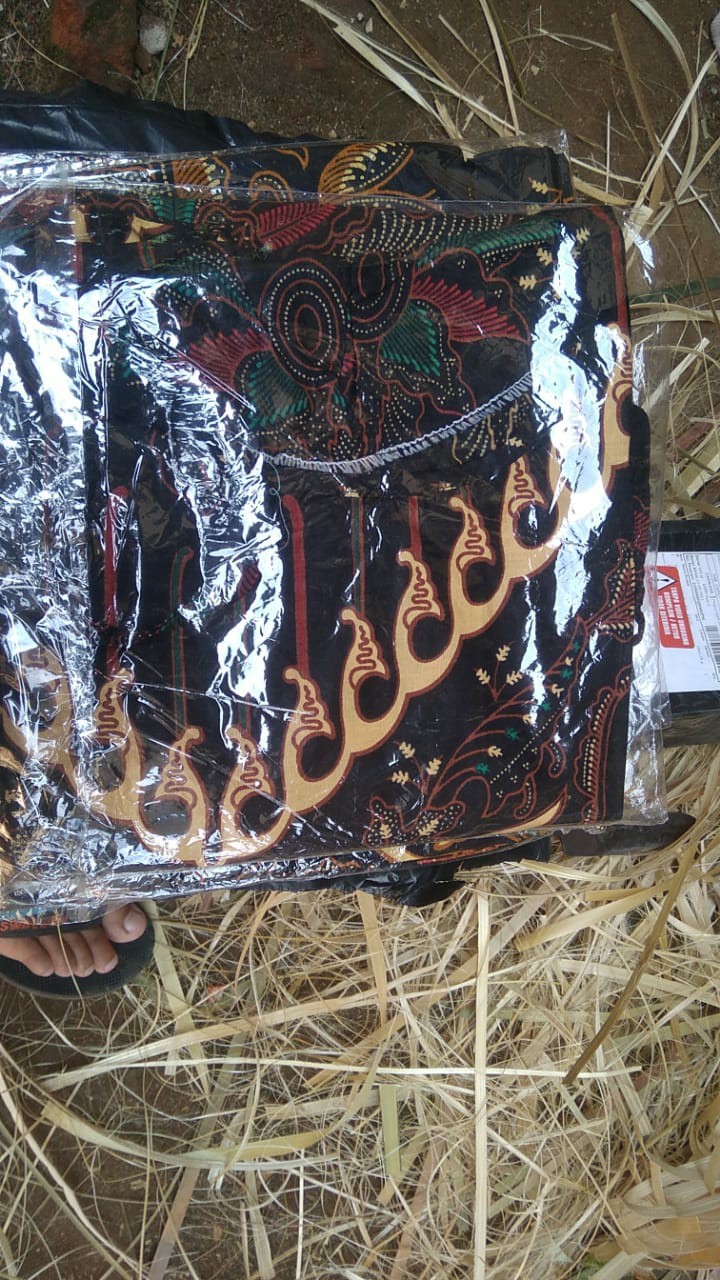 (couple Keluarga ) Batik Couple Keluarga Sania Ruffle Ori Ndoro Jowi Dnt - Kupu Coklat