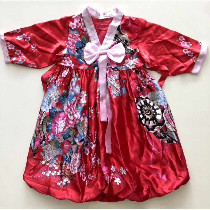 preloved satin kimono dress