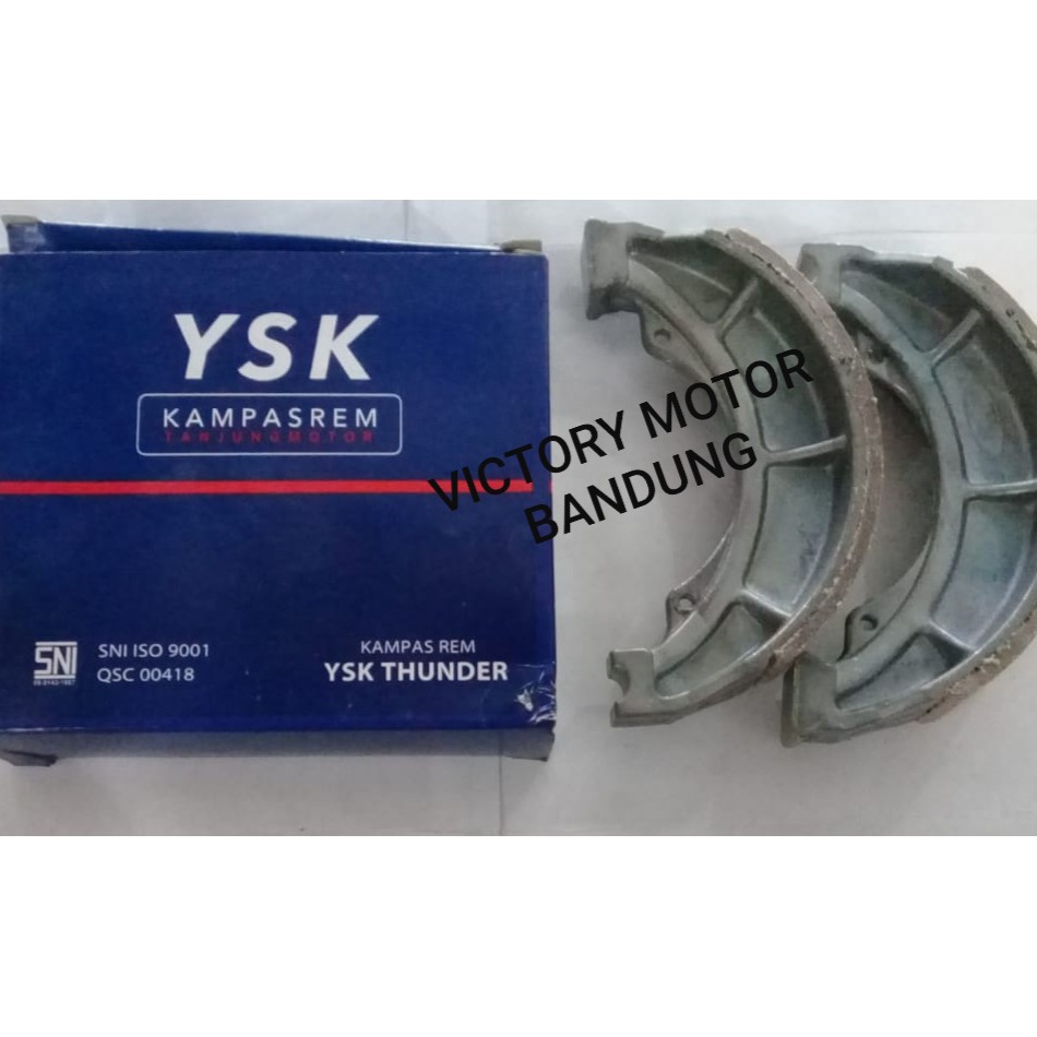 kampas rem belakang thunder ysk