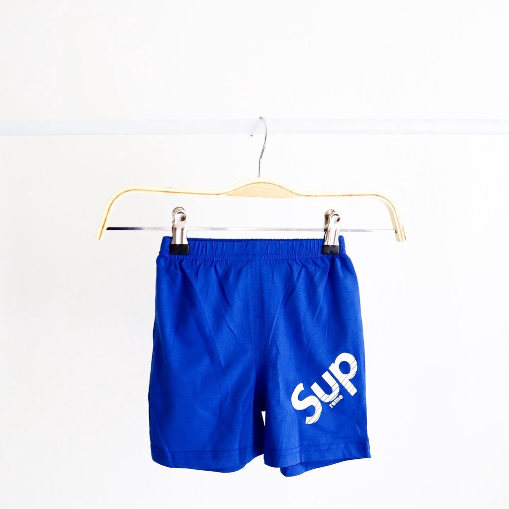 SUPRM SPORT Baju setelan kaos celana pergi jalan lucu fashion anak bayi cowok laki murah