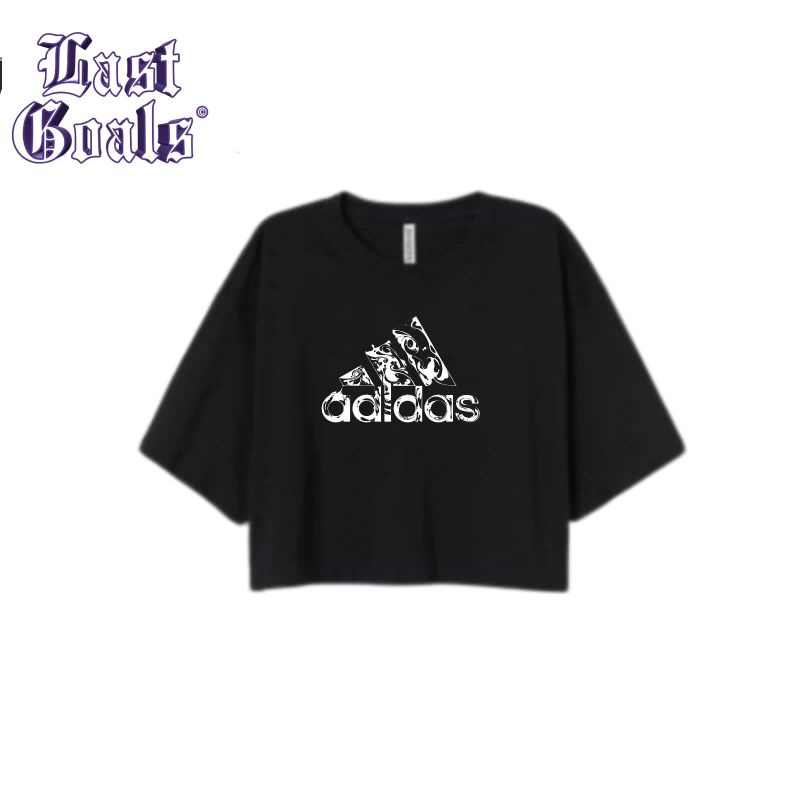 crop top ADIDAS / crop tee distro / crop top korea / Kaos crop top / kaos wanita oversize / kaos vin