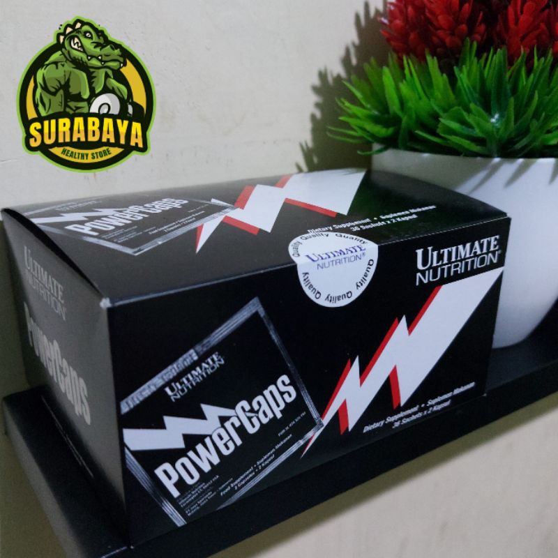 ULTIMATE NUTRITION POWER CAPS 72 CAPS BPOM POWERCAPS 36 SACHET SUPLEMEN FITNESS ON GYM PREWORKOUT