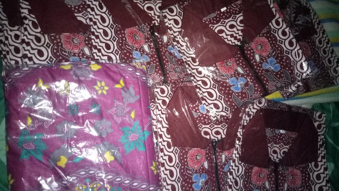 Atasan Batik Dolby Dolbi Dobby Doby Tenun Sutra Tulis Halus Katun Atbm Baron ,sarombit Atasan