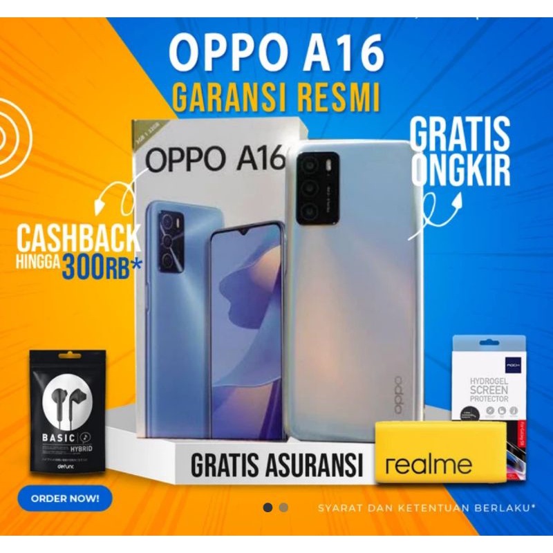 OPPO A16 RAM 4/64