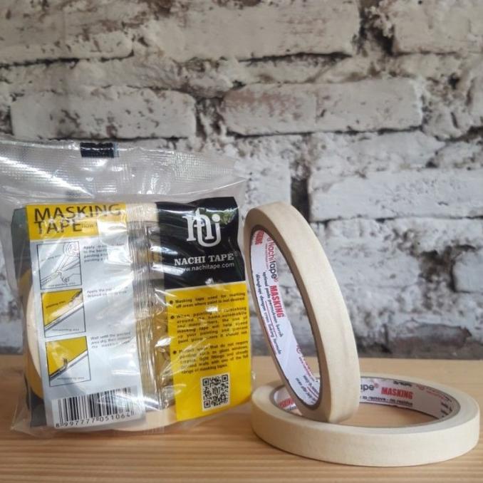 

Masking Tape/Isolasi kertas NACHI MURAH DUS (ALL VARIANT) - 12mm Dus ---Termurah---
