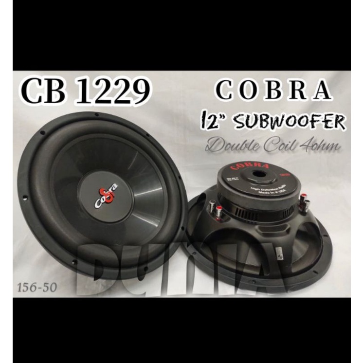Subwoofer Cobra CB 1229 Original Subwoofer 12 inch Double Coil