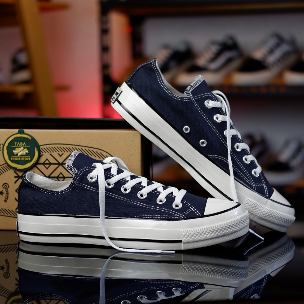 (BISA COD) SEPATU 70s LOW NAVY  PREMIUM SNEAKERS PENDEK PRIA  WANITA IMPORT